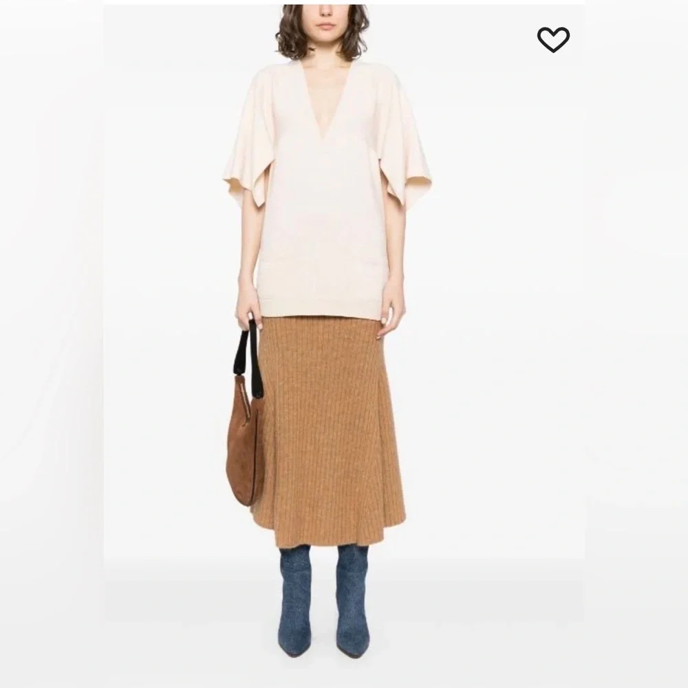 Chanel 2012 Runway Resort Ivory Cashmere Tunic Size S